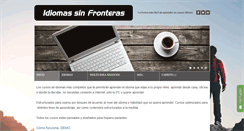 Desktop Screenshot of idiomassinfronteras.com